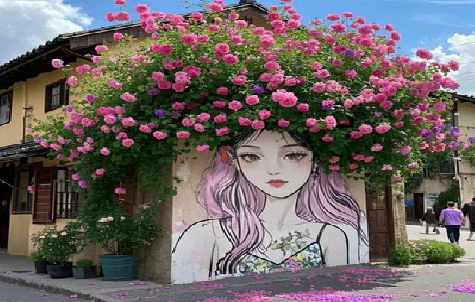 易门怎么设计网红打卡墙绘