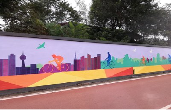 易门墙体彩绘-围墙