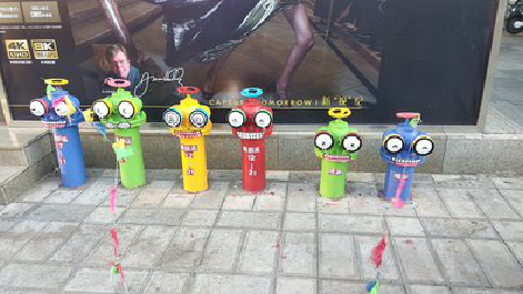 易门商业区彩绘