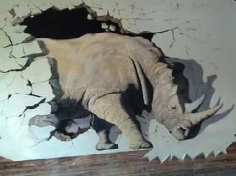 易门在墙绘中，如何绘制3D效果？