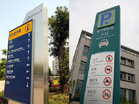 易门导向标识的设计作用。