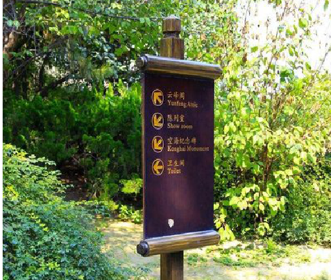 易门标识牌与环境之间有什么关系？